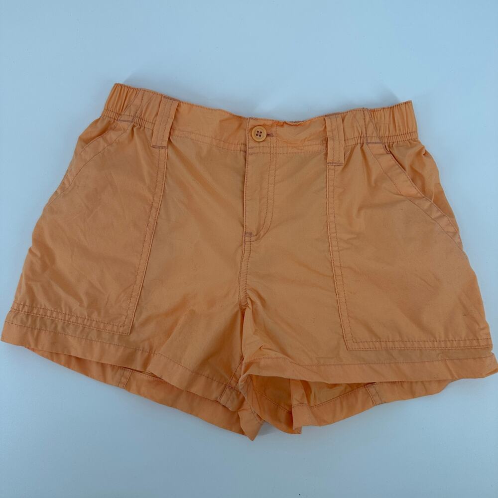 Abound Orange Stretch Waist Comfort Utility Summer Pockets Womens Shorts XXS
